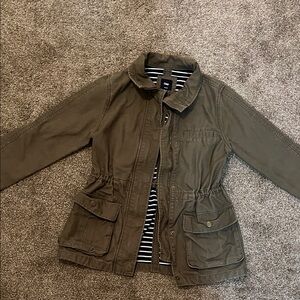 Olive Green Utility Jacket